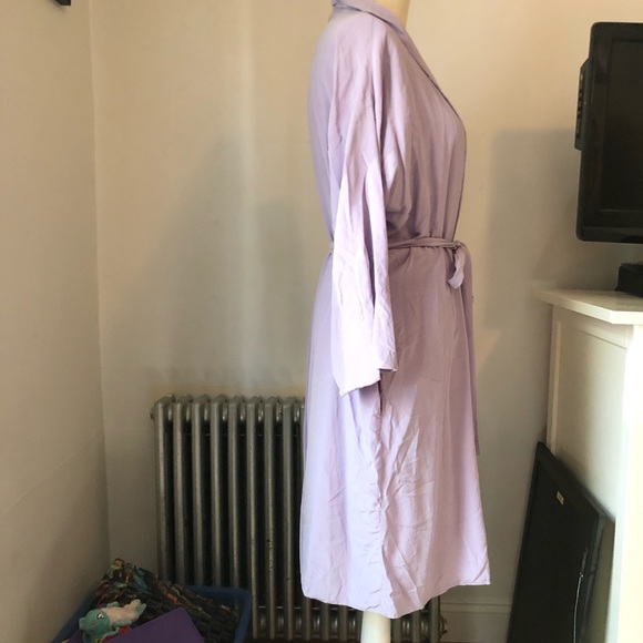 LINA RENNELL BEKLINA Lavender wrap robe One size - Picture 3 of 5